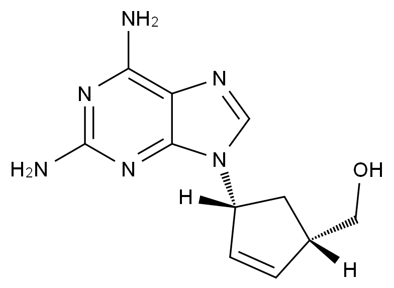 [124752-25-6](1α,4α)-4-(2,6-Diamino-9H-purin-9-yl)-2-cyclopentenyl-carbinol