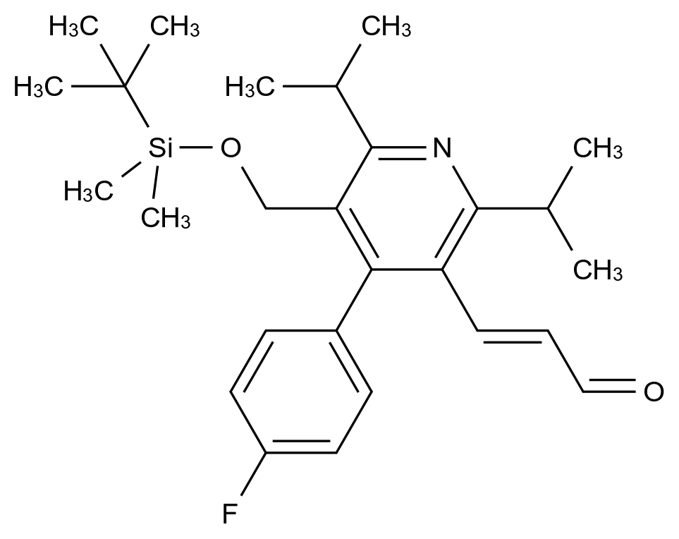 [124863-84-9](2E)-3-[5-({[Dimethyl(2-methyl-2-propanyl)silyl]oxy}methyl)-4-(4- fluorophenyl)-2,6-dii